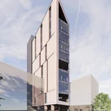 Office on a Narrow Site